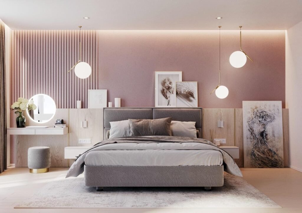 Blush store color bedroom